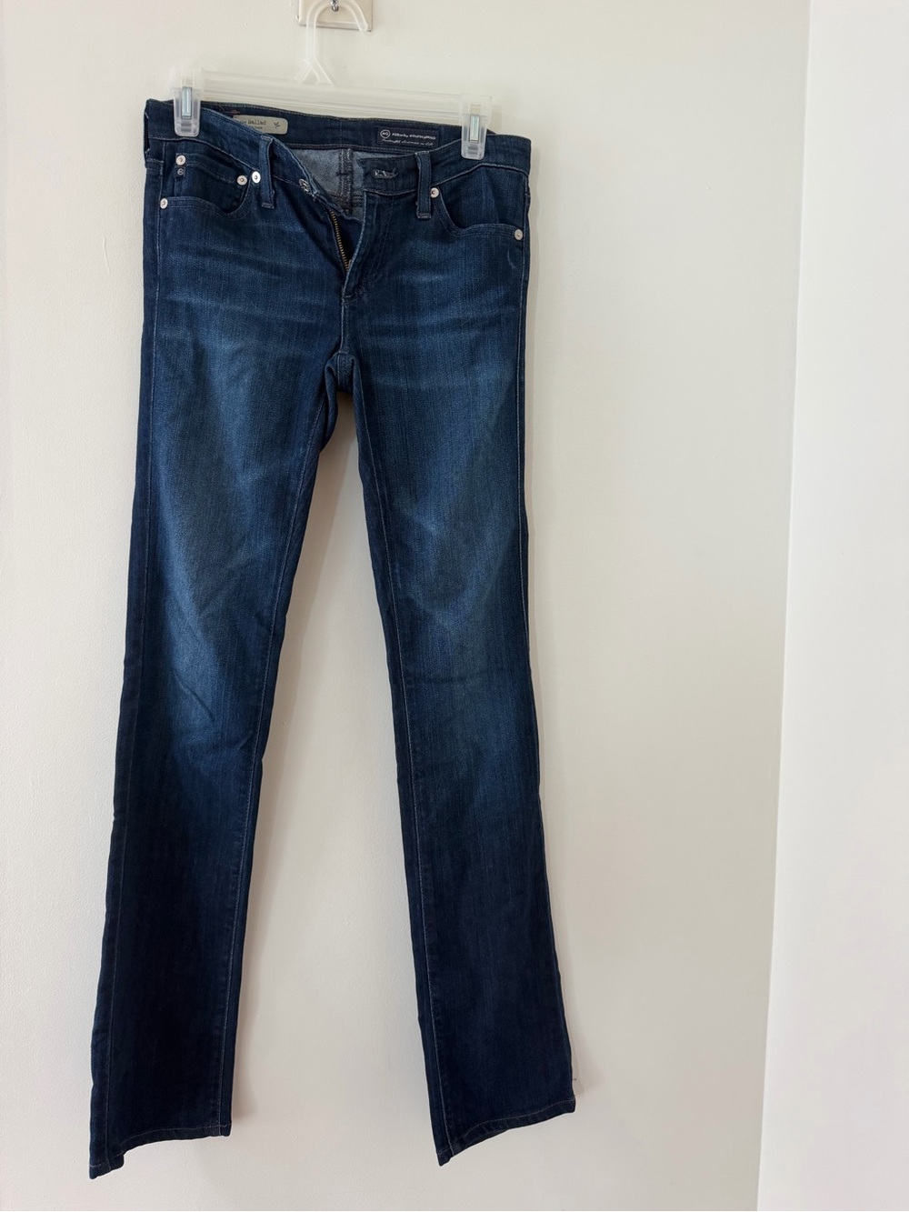 AG Adriano Goldschmied Slim Bootcut Jeans Womens 26 Blue Excellent The Ballad